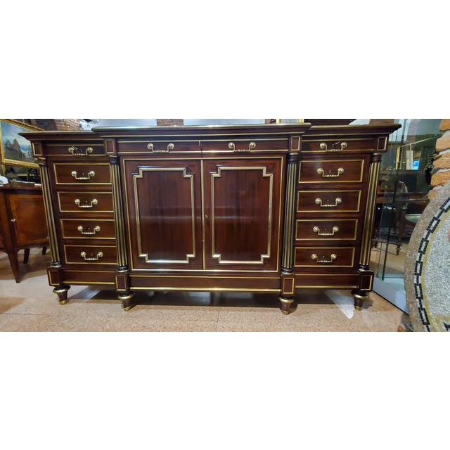 Antique Napoleon III Walnut Sideboard For Sale - Image 16 of 18
