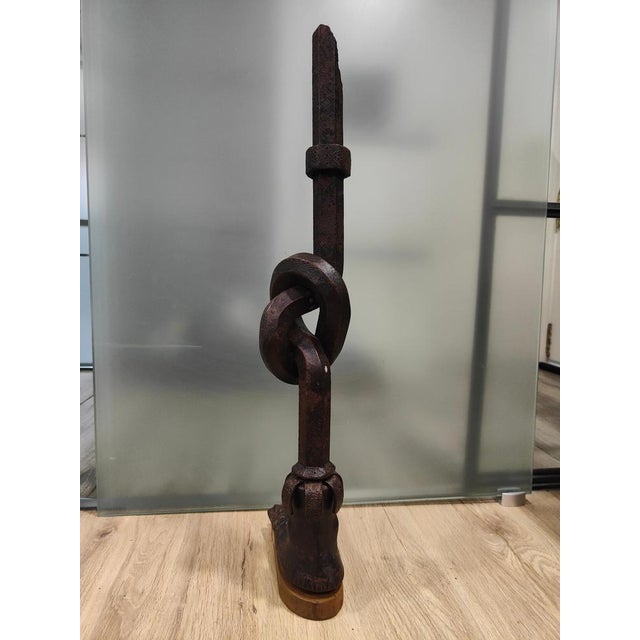 Forged Iron Sculpture, 1950s For Sale - Image 16 of 18