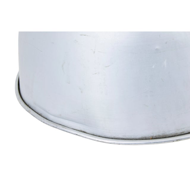 1920s Industrial Metal Hanging Ceiling Lights, 1920s, Set of 2 For Sale - Image 5 of 8