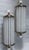 1940s Vintage Art Deco Light Old Lamp Wall Sconces Fixture Brass & Milk Glass Rod Ship Light - Pair For Sale - Image 5 of 5