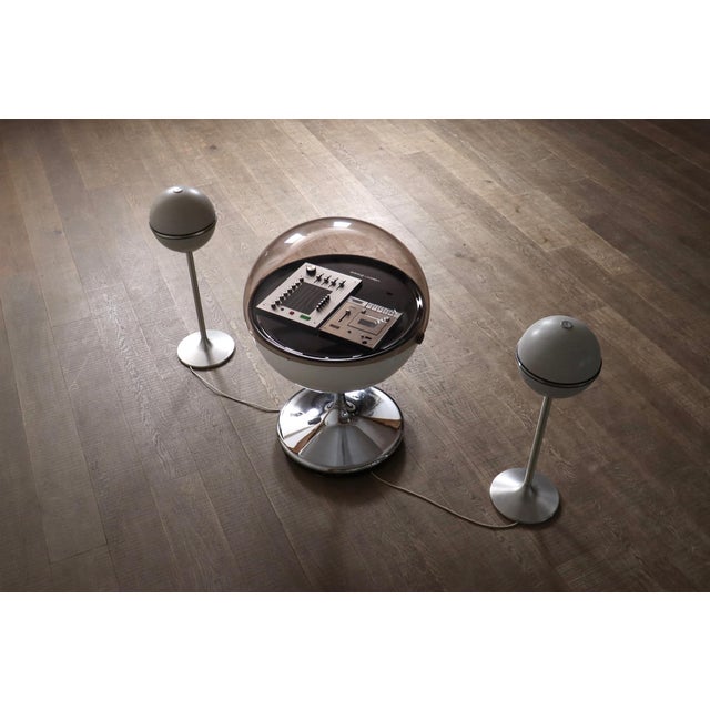 Vintage Vision 2000 Hifi Stereo System with Grundig Audiorama Speakers by Thilo Oerke for Rosita, Germany, 1965, Set of 3 For Sale - Image 4 of 12