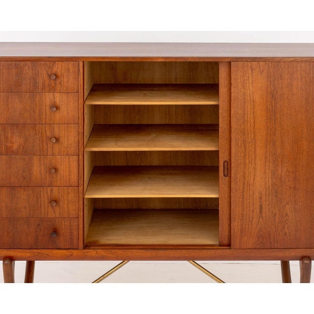 1950s Hans J. Wegner for Carl Hansen Teak Sideboard For Sale - Image 5 of 11