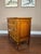 Wood Antique French Commode Chest of Drawers Louis XVI Walnut Brass C1940 For Sale - Image 7 of 18