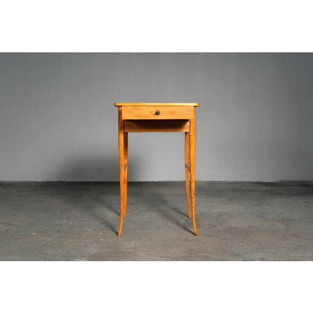 19th Century Biedermeier Sewing Table For Sale - Image 3 of 18