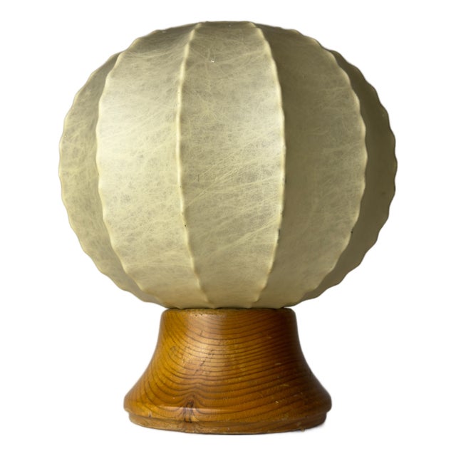 Mid-Century Cocoon Table Lamp, Italy, 1960s For Sale