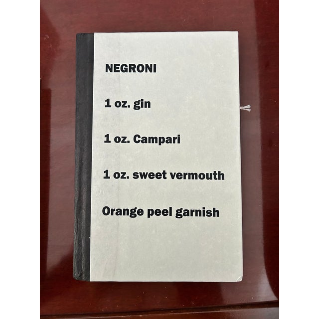 Mid-Century Modern Custom Drink Books -Negroni For Sale - Image 3 of 7