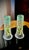 Art Nouveau Satin Glass Lily of the Valley Vases from Legras, 1890s, Set of 2 For Sale - Image 4 of 17