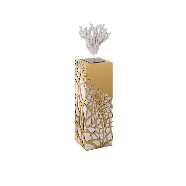 Metal Lavish Pedestal by Memoir Essence For Sale - Image 7 of 10