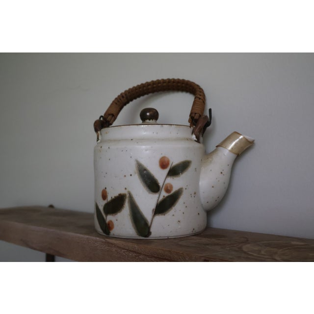 Vintage Mid 20th Century Hand Painted Japanese Otagiri Stoneware Tea Set - 11 Piece For Sale - Image 17 of 17