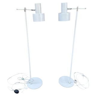 Vintage Danish Floor Lamps by Jo Hammerborg, 1969, Set of 2 For Sale