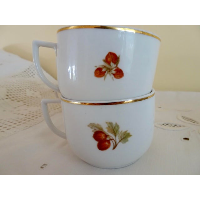 Ceramic Seltmann Weiden Harvest Plates, Cups, and Saucers - Set of 4 For Sale - Image 7 of 9