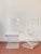 Plastic Acrylic Glass Zig Zag Chairs, Set of 2 For Sale - Image 7 of 18