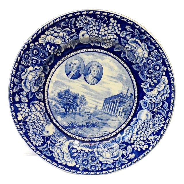 1940s Staffordshire Historical Plate For Sale