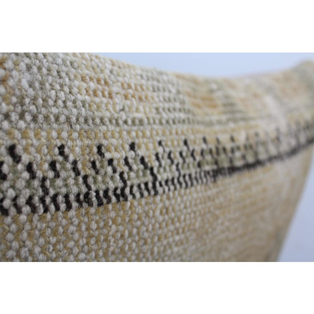 Turkish Vintage Rug Decorative Pillow Cover - 17.5"x17.5" - 19.5"x20" For Sale In Raleigh - Image 6 of 13