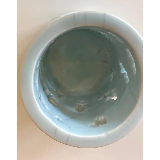 Rare Korean Ceramic Brush Holder Joseon Dynasty For Sale - Image 4 of 12