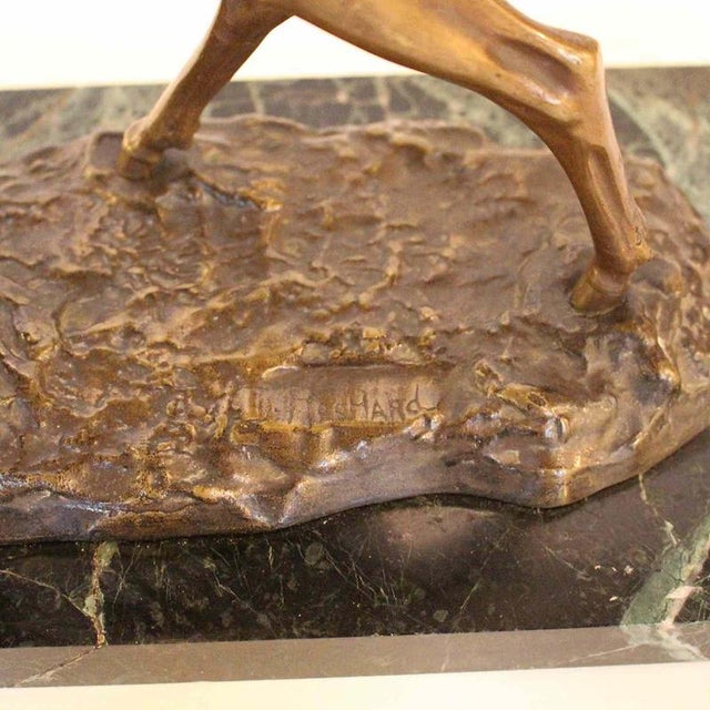 Bronze Deer by Irenée Rochard, 1930s For Sale - Image 6 of 7
