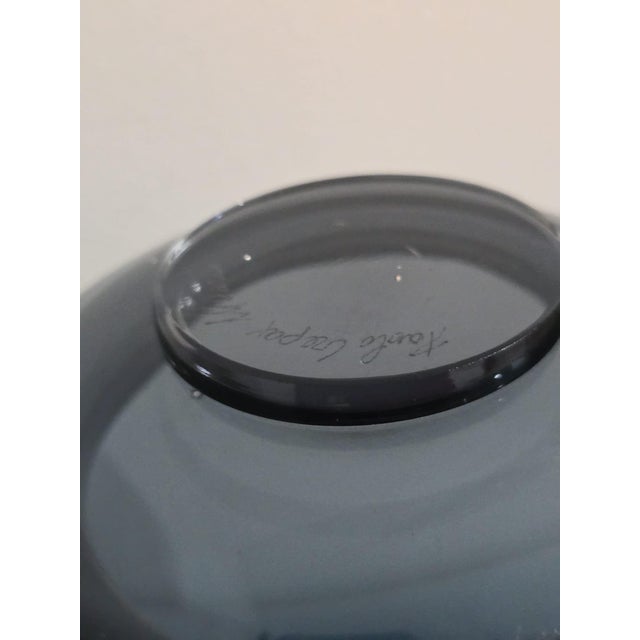 Murano Sommerso Glass Orb Sculpture by Paolo Crepax, Italy, 1980s-1990s For Sale - Image 4 of 5