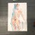 1970’s Vintage Abstract Expressionist Female Nude Watercolor Painting For Sale - Image 4 of 4