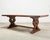 French Provincial Country French Provincial Oak Trestle Farmhouse Dining Table 8 Ft For Sale - Image 3 of 18