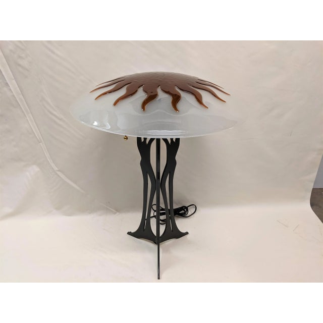 Three Graces Table Lamp Pair - By Cricket Forge For Sale - Image 4 of 8