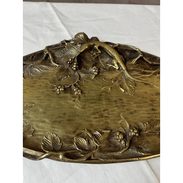 Antique Art Nouveau Trinket Tray, 1890s For Sale - Image 3 of 11