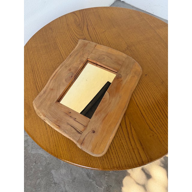 Brutalist Organic Wooden Mirror, 1960s For Sale - Image 18 of 18