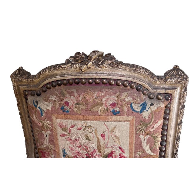 Early 19th Century Early 19th Century Fabulous Louis XVI Style Miniature Chair With Original Petit Point Upholstery For Sale - Image 5 of 16
