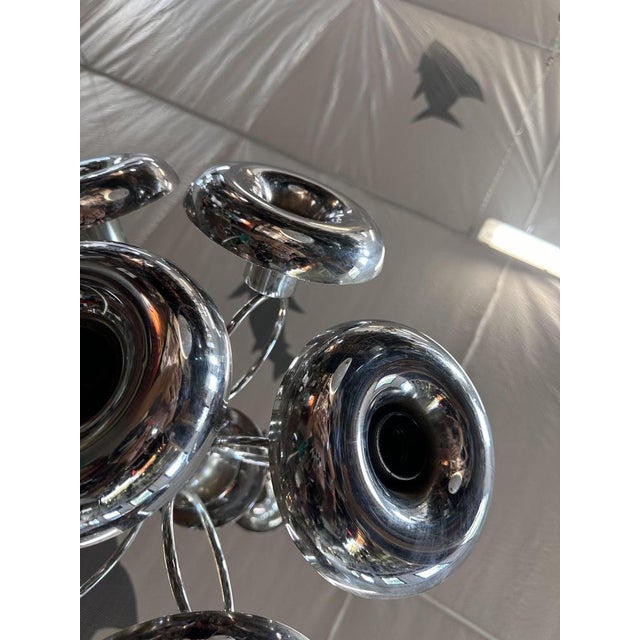 Chandelier attributed to Gaetano Sciolari for Sciolari For Sale - Image 5 of 10