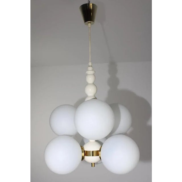 Mid-Century Modern Chandelier from Orion, 1960s For Sale - Image 3 of 7