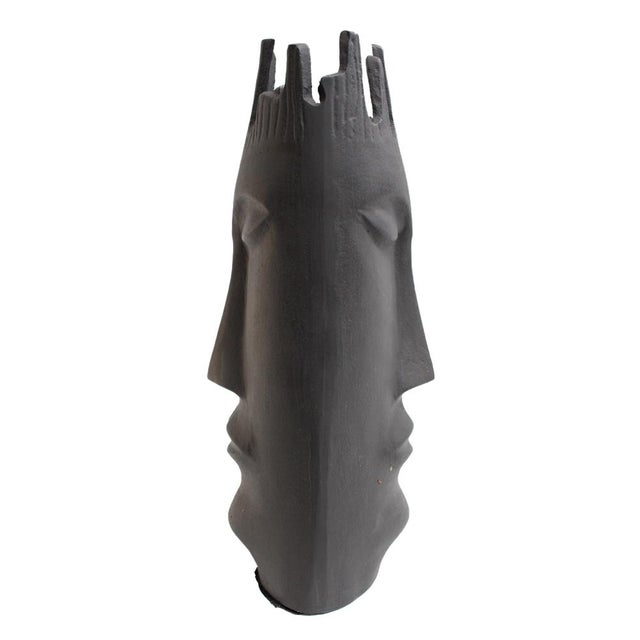 This Face Vase is unique in shape with a distinctly patterned edge. The Funky lip gives a playful vibe to any area. Use as...