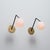 Metal Mid-Century Modern Italian Wall Sconces with Opaline Glass Globes, 1950s, Set of 2 For Sale - Image 7 of 13