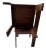 Brown Art Deco Modernist Side Chair by J.A. Muntendam for L.O.V. Oosterbeek, 1920s For Sale - Image 8 of 13