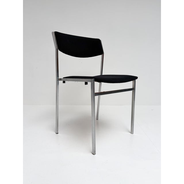 Stacking Chairs by Gijs van der Sluis, 1970s, Set of 4 For Sale - Image 4 of 13