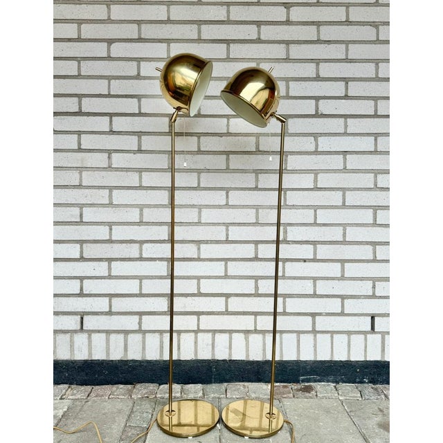 Model G-075 Floor Lamps from Bergboms, 1960s, Set of 2, in Very Good conditions. Designed 1960 to 1969 This piece has an...