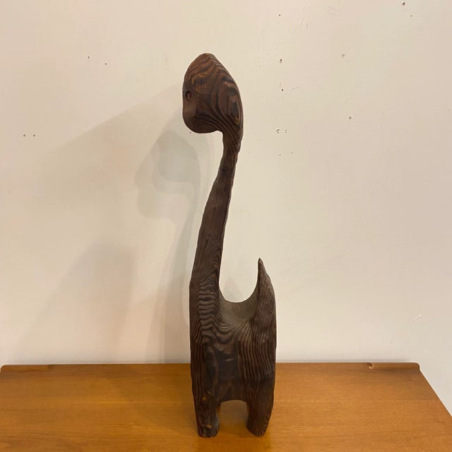 Witco 1960s Mid-Century Modern Witco Wood Carved Cat For Sale - Image 4 of 12