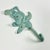 Nautical 1970s Vintage Cast Iron Coastal Nautical Verdigris Mermaid Wall Hook. For Sale - Image 3 of 10