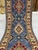 Blue and Cream Kazak Wool Runner Rug With Tribal Medallions, 2'8" X 6'11" For Sale - Image 4 of 14