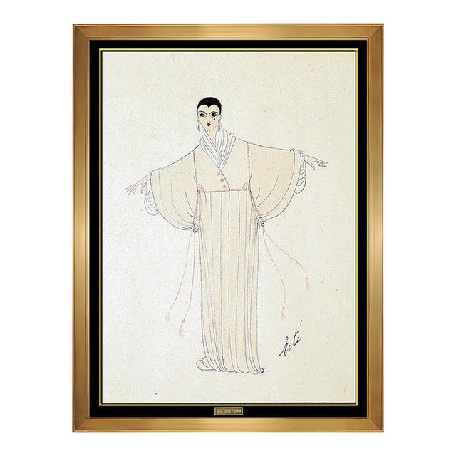 Early 20th Century Evening Dress, Erté For Sale