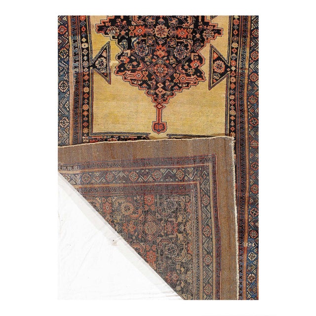 Traditional Pasargad DC Light Brown Antique Sarab Runner For Sale - Image 3 of 3
