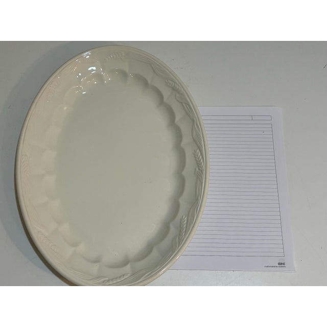 Vintage English Ironstone Platter For Sale - Image 4 of 4