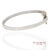 Tiffany and Co. 18k(750) Yellow Gold and Tiffany & Co 925 Sterling Silver Heart Bangle Bracelet For Sale - Image 4 of 13