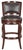 2020s Nicholas Swivel Barstool in Sierra Brown & Brown For Sale - Image 5 of 5