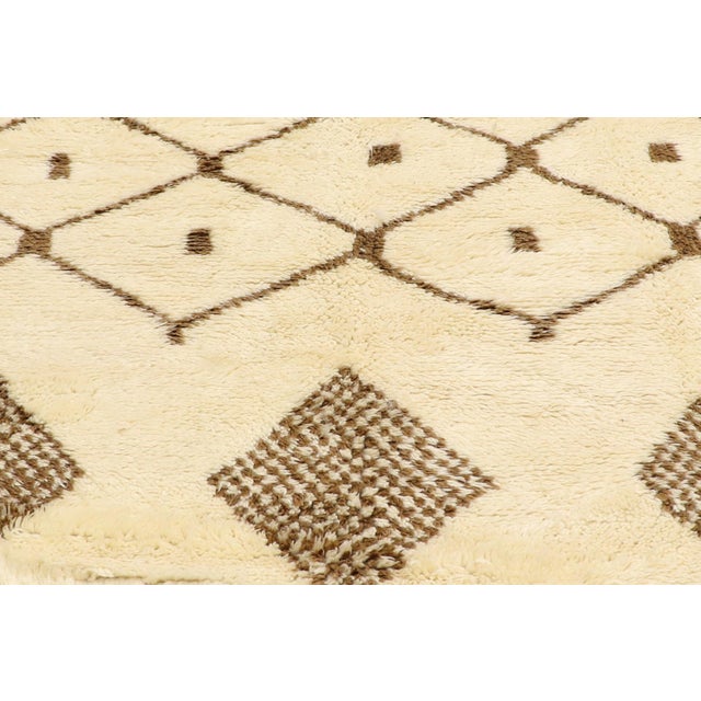 Contemporary Beni Mrirt Moroccan Rug, 11'11 X 13'02 For Sale In Dallas - Image 6 of 12