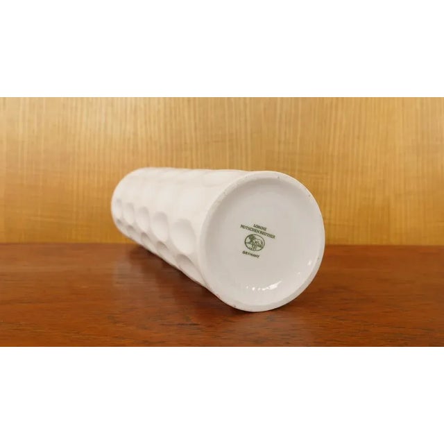 White Porcelain Vase by by Heinrich Fuchs for Lorenz Hutschenreuther For Sale - Image 6 of 13
