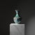 Handmade Ceramic Vase (30cm) – Turquoise & Terracotta Floral Design – Textured Iznik Decor For Sale - Image 9 of 9