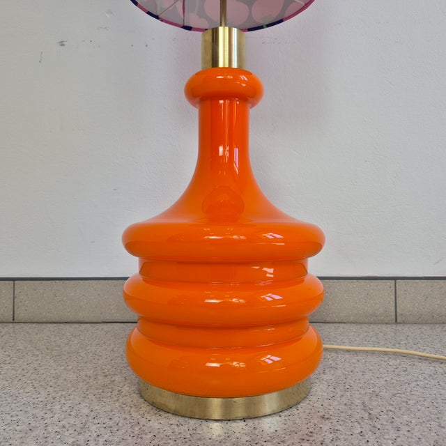 Floor Lamp with Illuminated Glass Base from Peill & Putzler, 1960s For Sale - Image 4 of 12