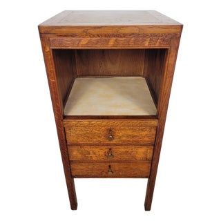 Vintage Bedside Cabinet in Oak, 1960 For Sale