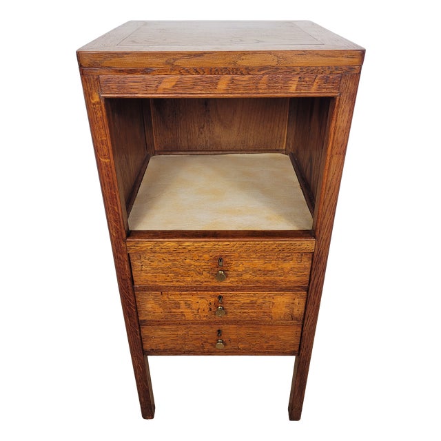 Vintage Bedside Cabinet in Oak, 1960 For Sale