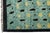 Azure Rain Modern Abstract Teal & Gold Moroccan Style Wool Rug 10x14 For Sale - Image 9 of 12