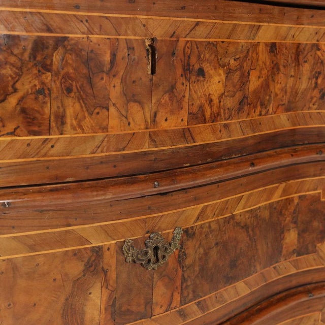 Baroque Chest of Drawers in Walnut, 1600s For Sale - Image 9 of 16